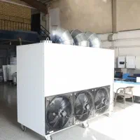 هیتر بخاری گلخانه صنعتی کابینتی دوگانه- گازی 320