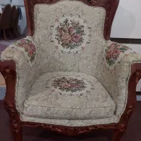 مبل سلطنتی ۹ نفره با چوب گردو