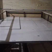 تخت فلزی رو حیاطی