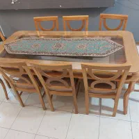 میز نهارخوری ۸ نفره|میز و صندلی غذاخوری|شیراز, ستارخان|دیوار