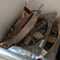 وسایل گلخانه و دو عددوالف  بزرگ 3فن دمنده. کفکش