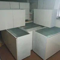 فروش کابینت گالوانیزه با درب های ام دی اف