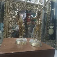 دوعدد گوزن برنجی