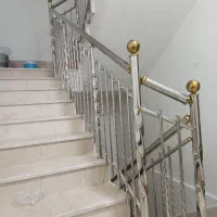 نرده استیل باجوش ارگون وتاییدیه اتش نشانی