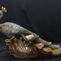 دکوری طاووس نو|مجسمه، تندیس، ماکت|قم, نخودی|دیوار