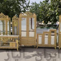 کمدلباس برنجی آلیاژی ست جهیزیه برنزی کنارسالنی