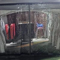 انواع پرده درجه یک نایلونی(طلقی) و توری آهنربایی