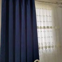 ۳ عدد پرده در حد نو|پرده، رانر، رومیزی|لشت نشا, |دیوار