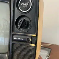 تلویزیون کلکسیونی/۱۴ اینچسیاه سفید سالم/SANYO|تلویزیون و پروژکتور|اندیشه, اندیشه فاز ۴|دیوار