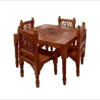 انواع مدل های میز نهار خوری چوب روس ضمانتی|میز و صندلی غذاخوری|میان جلگه, |دیوار