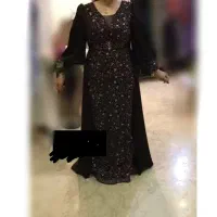 لباس مجلسی نو ودست اول کارتهران دودامنه سایز44