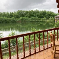 کلبههای جنگلی استخردار، منظره دریاچه گیسوم|اجارهٔ کوتاهمدت ویلا و باغ|اسالم, |دیوار