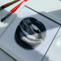 تابلو نقاشی|تابلو، نقاشی، عکس|قم, دروازه چوبی|دیوار