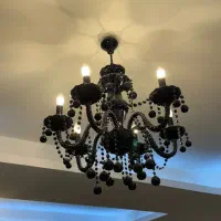 لوستر کلاسیک مشکی نونو