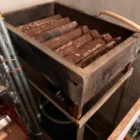 کباب پز چدنی با پایه آهنی