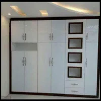 کمددیواری کابینت ام دی اف وملامینه نقدوچک|خدمات پیشه و مهارت|مشهد, کشاورز|دیوار