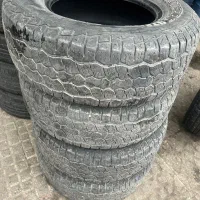 ۴ حلقه لاستیک رونیز و پاترول 245/70/16 سی درصد|قطعات یدکی و لوازم جانبی|تنکابن, |دیوار