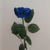 شاخه گل رز آبی