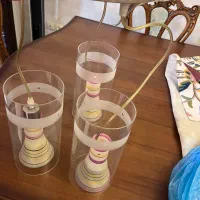 لوستر فانتزی شیشه ای