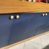 کابینت و میز دیواری با پایه فلزی|فروشگاه و مغازه|قائم‌شهر, |دیوار