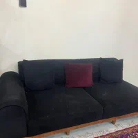مبل راحتی مشکی تدی|مبلمان خانگی و میز عسلی|تهران, مروارید شهر|دیوار
