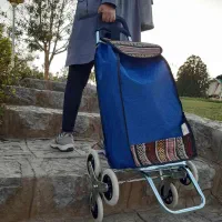 چرخ خرید تاشو پله رو