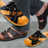 صندل طپی بحرینی طپی مردانه گلدوخت عربی ۸۷ شد