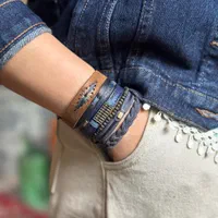 دستبند چرم دستساز صنایع دستی