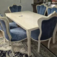 سرویس مبل نهار خوری استیل۶ نفره