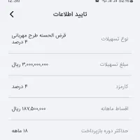 مهربانی بازپرداخت۱۸ ماه