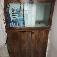 آکواریوم کمدی سالم با تجهیزات کامل