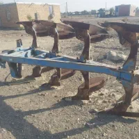 شخم گاوآهن برگردان چهار خیش