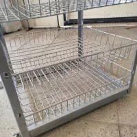 قفسه ریلی استیل|آبچکان و نظمدهنده ظروف|کرمانشاه, |دیوار