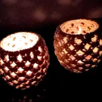 جاشمعی مکرومه شیشه ای