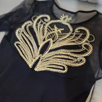 پیراهن مجلسی مشکی منجوق دوزی|لباس|اندیشه, شهرک مریم|دیوار