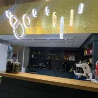 لوستر توپی نونوبا دکره کافه و دستگاه قهوه ساز|لوستر و چراغ آویز|شیراز, سجادیه|دیوار