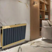 رادیاتور پره ای آلمینیومی دور استیل اریا|آبگرمکن، پکیج، شوفاژ|همدان, |دیوار