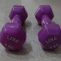 ۲ عدد دمبل ۴ کیلویی لاین