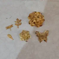 پلاک گل و پروانه و پر و عمده بسته