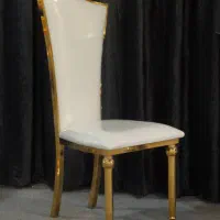 صندلی تالاروخانه عقد آبکاری مدل شیرین/باغ،رستوران