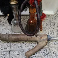 قلیان تنه گردو و برنجی