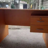 میز کار دو کشو بهمراه بوفه کتاب|میز تحریر و کامپیوتر|فومن, |دیوار