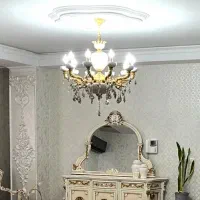 لوستر برنجی ۱۰ شاخه کاملا نو