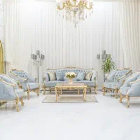 مبل سلطنتی تمام چوب|مبلمان خانگی و میز عسلی|اصفهان, عطار نیشابوری|دیوار