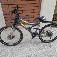 دوچرخه سایز ۲۶دوکمک فنر مشابه نو دیسکی شیمانو کلاج