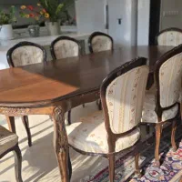 مبلمان استیل با میز ناهارخوری|مبلمان خانگی و میز عسلی|تهران, شهرک آزمایش|دیوار