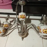 لوستر شش شاخه عتیقه سالم