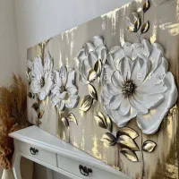 تابلو دکوراتیو برجسته نقاشی با هزینه متریال