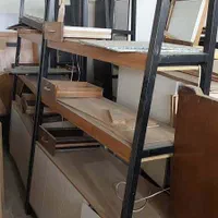 قفسه فلزی . چوبی . باکس ام دی اف|کتابخانه، شلف، قفسه‌های دیواری|تهران, پونک|دیوار