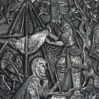 سینی مسی|کلکسیون اشیاء عتیقه|شیراز, ده پیاله|دیوار